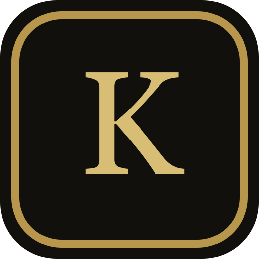 KOHUDIS Fragrance black and gold K icon