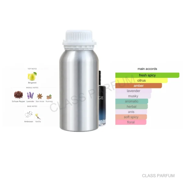 Inspired by Sauvage EDP 500ml fragrance oil refill